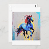 Galopp Postkarte (Vorne/Hinten)