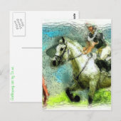 galoppieren postkarte (Vorne/Hinten)