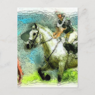 galoppieren postkarte