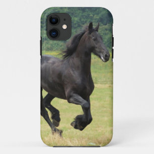 Galoppierende friesische Pferde Case-Mate iPhone Hülle