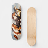 Galoppierende Mustangs Skateboard (Vorderseite)