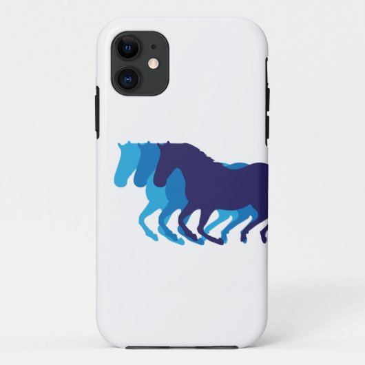 Galoppierende Pferde Case-Mate iPhone Hülle (Rückseite)