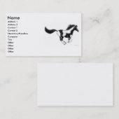 Galoppierendes Farben-Pferd Visitenkarte (Vorne/Hinten)