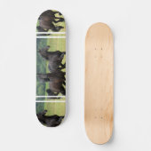 Galoppierendes friesisches PferdeSkateboard Skateboard (Vorderseite)
