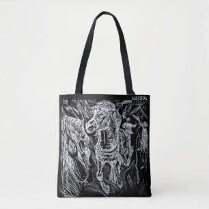 Galoppierendes Pferd – Edvard Munch Personalisiert Tasche