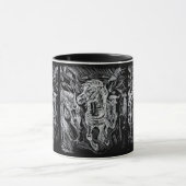 Galoppierendes Pferd – Edvard Munch Personalisiert Tasse (Zentrum)