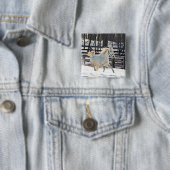 Galoppierendes weißes Pferd Button (Beispiel)
