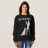 Gals With Mals  Belgian Malinois   For Women Sweatshirt (Vorne ganz)