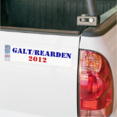 Galt/Rearden Präsident 2012 Autoaufkleber (Auf Lkw)