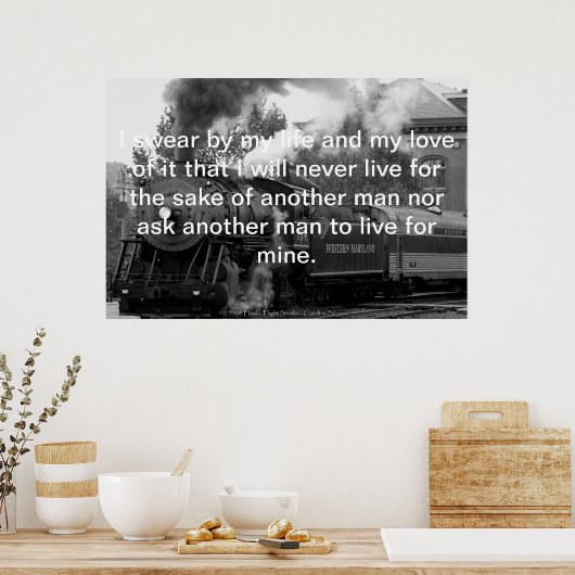 Galt's Credo Poster (Küche)