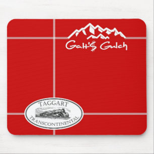 "Galts transkontinentales" kombiniertes Gulch" u. Mousepad