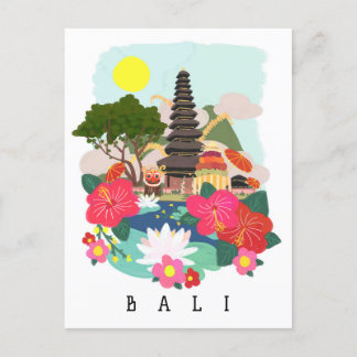 Galungan Celebration in Bali Poster Postkarte