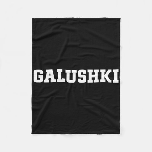 Galushki Food Design For Men Women Kids Funny Galu Fleecedecke (Vorderseite)