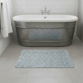 galvanisierter Metalllook Badematte