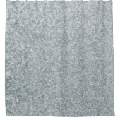galvanisierter Metalllook Duschvorhang (Vorderseite)
