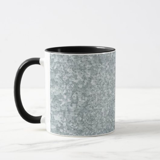 galvanisierter Metalllook Tasse (Links)