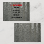 Galvanisiertes Wellblech Visitenkarte (Vorne/Hinten)