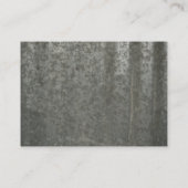 Galvanisiertes Wellblech Visitenkarte (Rückseite)