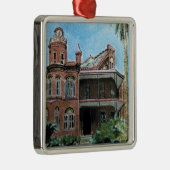 Galveston Aquarell, 1886 Landes-McDonough Haus Silbernes Ornament (Rechts)