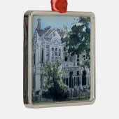 Galveston Aquarell, Haus 1887 Jakobs Sonnethiel Ornament Aus Metall (Rechts)