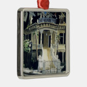 Galveston Aquarell, J. 1890 C. Trube House Ornament Aus Metall (Rechts)