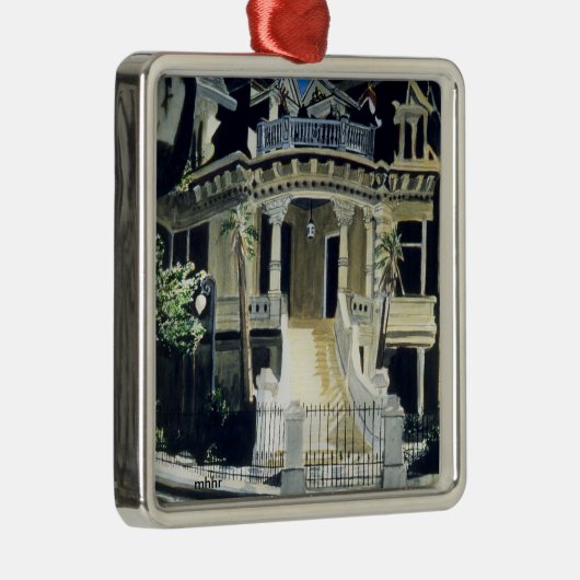 Galveston Aquarell, J. 1890 C. Trube House Ornament Aus Metall (Rechts)