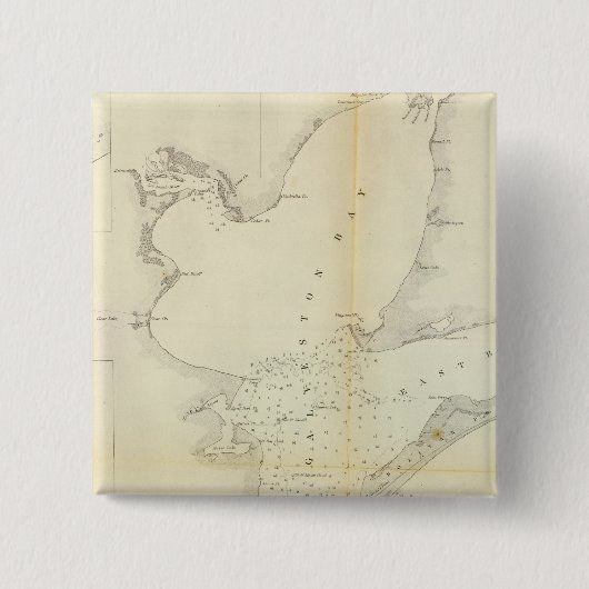 Galveston Bay, Texas Button (Vorderseite)