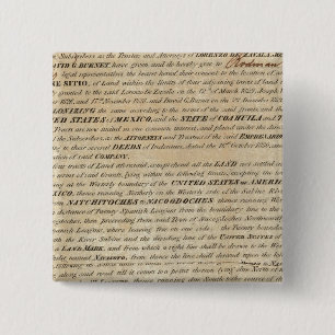 Galveston Bay und Texas Land Company Button