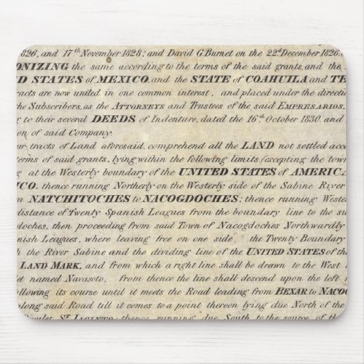 Galveston Bay und Texas Land Company Mousepad (Vorne)