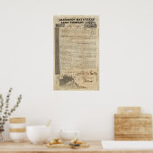 Galveston Bay und Texas Land Company Poster (Küche)