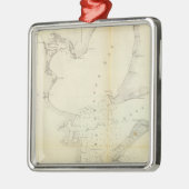 Galveston Bucht, Texas Silbernes Ornament (Links)