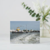 Galveston Ferry Landing Postkarte (Stehend Vorderseite)