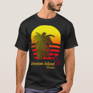 GALVESTON INSEL, TEXAS BEACH SUNSET FERIENSOUV T-Shirt