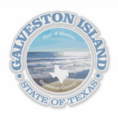 Galveston Island (C) Aufkleber (Vorderseite)
