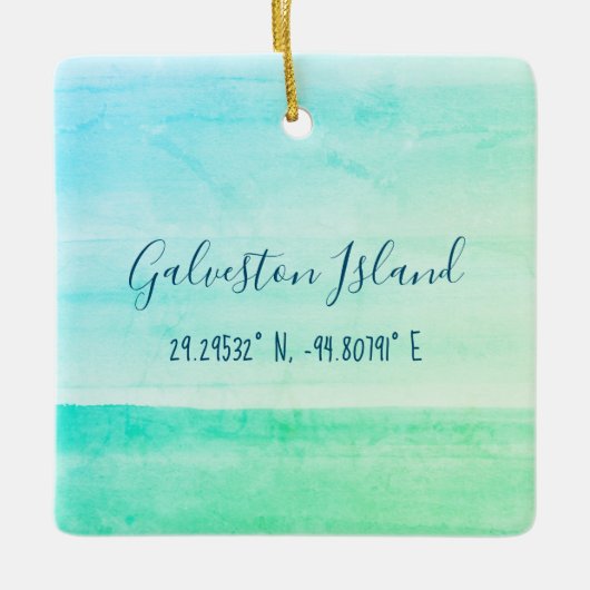 Galveston Island Ornament (Vorderseite)