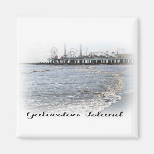 Galveston Island Pleasure Pier Magnet (Vorne)