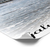 Galveston Island Pleasure Pier Poster (Ecke)