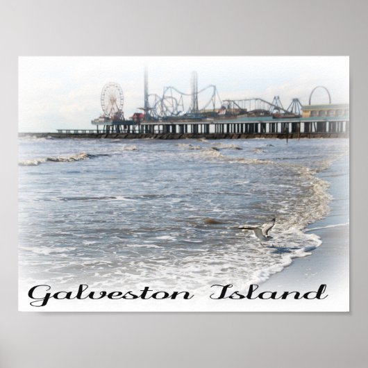 Galveston Island Pleasure Pier Poster (Vorne)