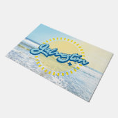 Galveston Island Texas Fußmatte (Schrägansicht)