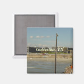 Galveston Island, Texas Magnet (Vorderseite/Rückseite)