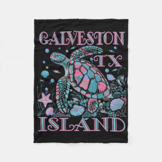 Galveston Island Tx Turtle Lover Colorful Beach So Fleecedecke