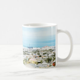 Galveston Küste, Strand- und Stadtansicht Kaffeetasse
