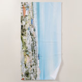 Galveston Küste, Strand- und Stadtansicht Strandtuch (Vorderseite)