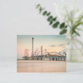 Galveston Pleasure Pier Postkarte (Stehend Vorderseite)