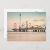 Galveston Pleasure Pier Postkarte (Vorne/Hinten)