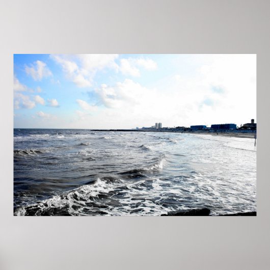 Galveston Sea Wall Poster (Vorne)