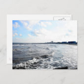 Galveston Seawall Postkarte (Vorne/Hinten)