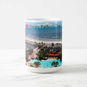 Galveston Strand "Alles Gute zum Vatertag"  Kaffeetasse