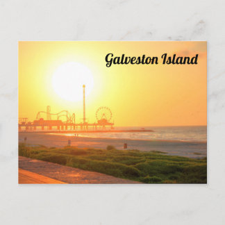 Galveston Sunrise Postcard Postkarte