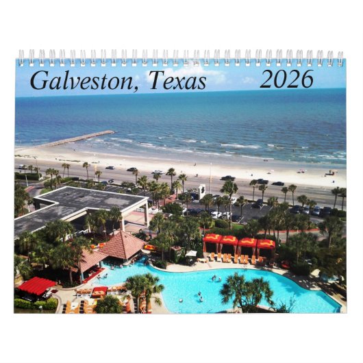Galveston, Texas 2026 Kalender (Titelbild)